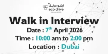 Eco Drive Walk in Interview in Dubai