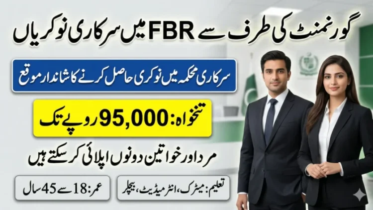 Federal Board of Revenue FBR Jobs 2026