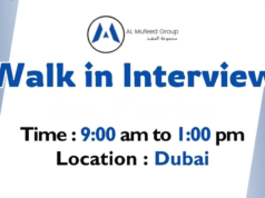 Al Mufeed Group Walk in Interview in Dubai