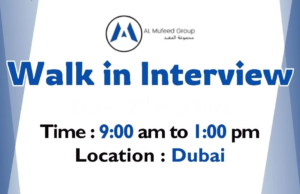 Al Mufeed Group Walk in Interview in Dubai