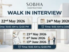Sobha Construction Walk in Interview in Dubai Sobha Construction Walk in Interview in Dubai