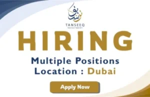 Tanseeq Investment Recruitment in Dubai